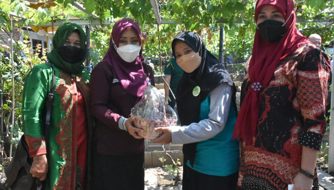 Bupati Mojokerto Resmikan Wisata Kampung Anggur di Desa Kedungmaling