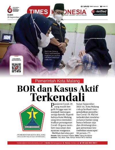 Edisi Rabu, 29 September 2021: E-Koran, Bacaan Positif Masyarakat 5.0	