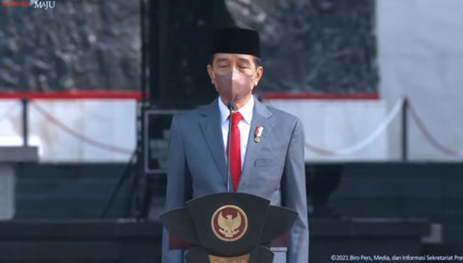 Presiden RI Jokowi Pimpin Upacara Hari Kesaktian Pancasila di Lubang Buaya