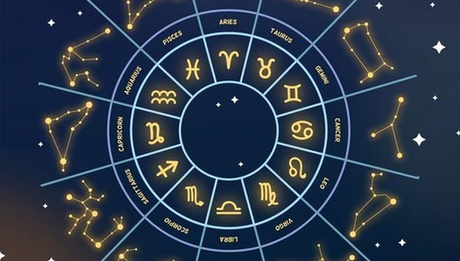 Ilustrasi untuk semua 12 zodiak.