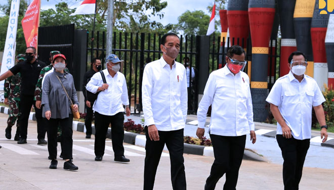 Resmikan PLBN Terpadu Sota di Merauke, Begini Kata Presiden RI Jokowi