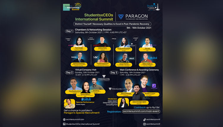 Akselerasi Perkembangan Karirmu dengan StundentsxCEOs International Summit 2021