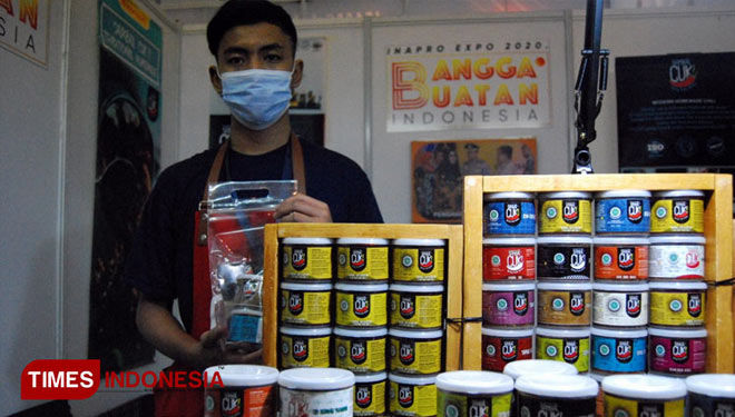 Pelaku UMKM di Surabaya optimis program PUSPITA mampu membantu mereka pulih dari keterpurukan pandemi Covid-19. (FOTO: Ammar Ramzi/TIMES Indonesia) 