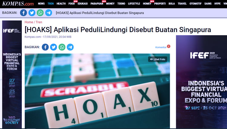 cek fakta aplikasi pedulilindungi 2