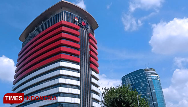 Gedung Merah Putih KPK RI di Jakarta. (FOTO: Moh Ramli/TIMES Indonesia)