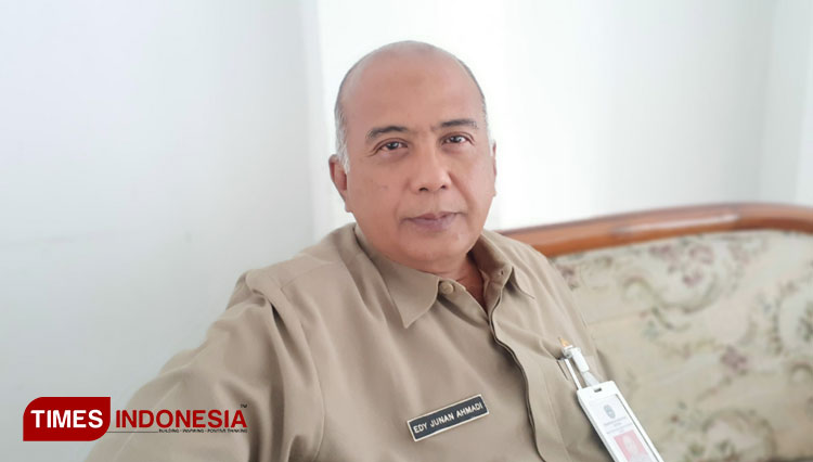 Kepala Dinas PUPR Pacitan, Edy Junan Ahmadi. (Foto: Rojihan/TIMES Indonesia)