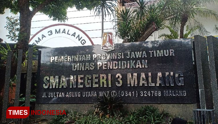 SMAN 3 Malang. (Foto: Naufal Ardiansyah/TIMES Indonesia)
