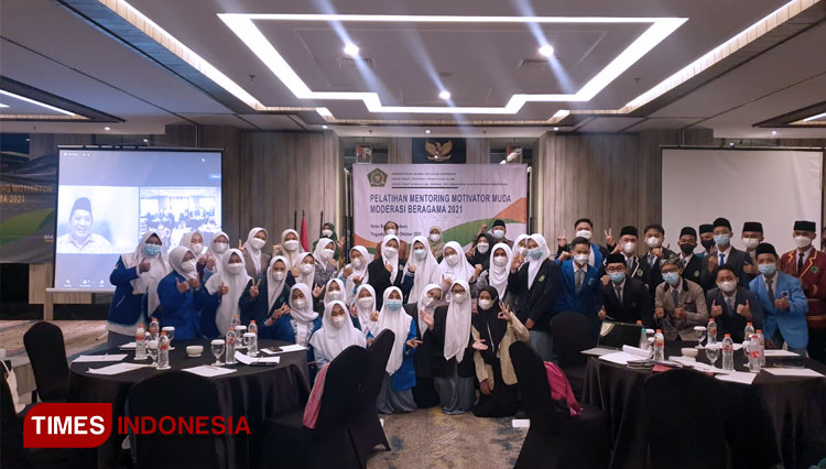 Sebanyak 50 siswa Madrasah se Indonesia digembleng jadi Duta Moderasi Beragama di Yogyakarta. (FOTO: Wiwit/ TIMES Indonesia)