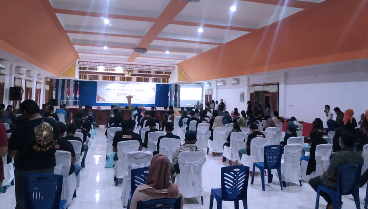 Suasana pembukaan Sekolah Kader Pengawas Partisipatif (SKPP) dilaksanakan Bawaslu di Pulau Morotai. (Foto: Munces For TIMES Indonesia)