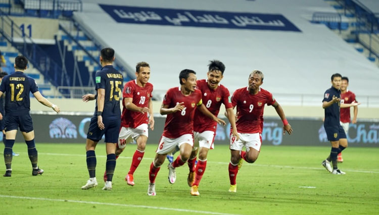 Selebrasi Evan Dimas setelah mencetak gol untuk Timnas Indonesia (FOTO: pssi.org)