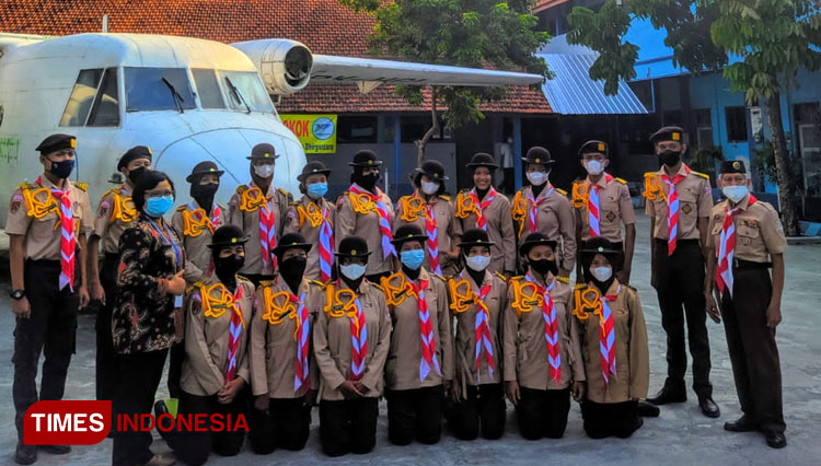 Gudep SMK Penerbangan Bina Dhirgantara Surakarta Kukuhkan Dewan Ambalan