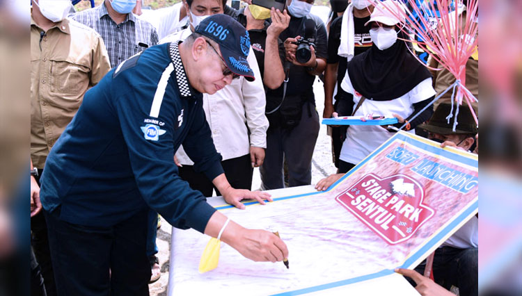 Ketua Umum IMI Bambang Soesatyo Resmikan Stage Park Sentul