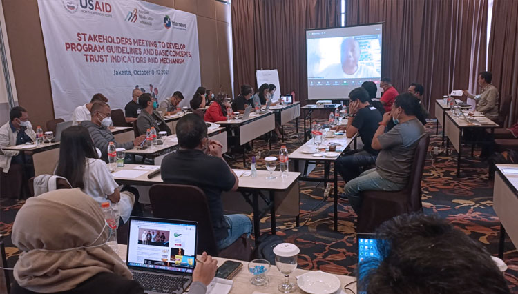AMSI undang sekitar 50 perwakilan anggota dari berbagai wilayah dan pengurus untuk merumuskan panduan dan indikator kepercayaan media digital di Tangerang Selatan pada 8-10 Oktober 2021 (FOTO: AMSI for TIMES Indonesia)
