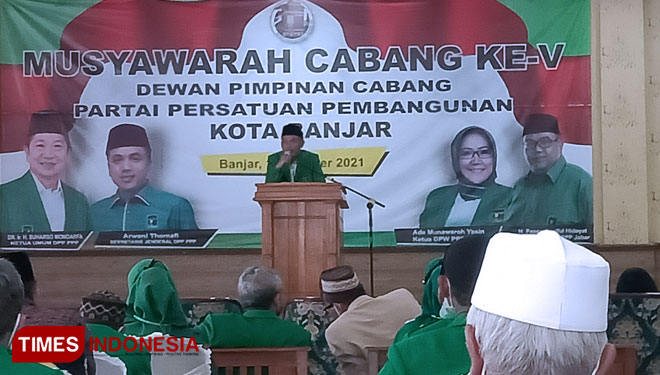 Muscab Ke-V DPC PPP Kota Banjar, Mujamil: Kami bertekad Maju di Pilkada 2024
