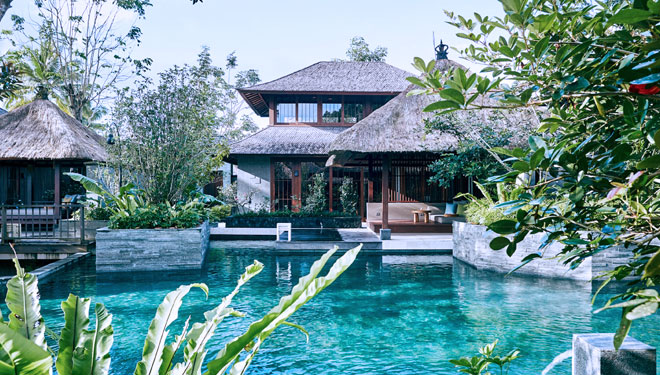 A beautiful pool view at HOSHINOYA Bali. (Photo: HOSHINOYA for TIMES Indonesia)