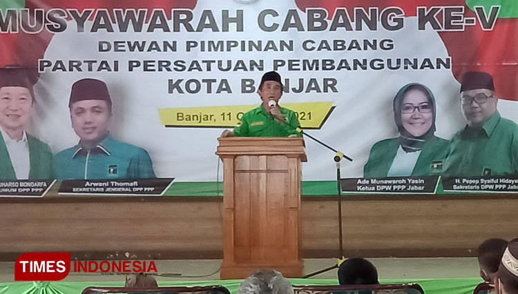 Muscab DPC PPP Kota Banjar digelar di Aula Pusdai Kota Banjar (foto: Susi/TIMES Indonesia)