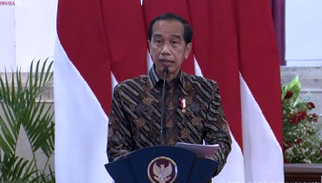 Presiden RI Jokowi di Istana Negara, Jakarta. (FOTO: Biro Pers Istana Kepresidenan)