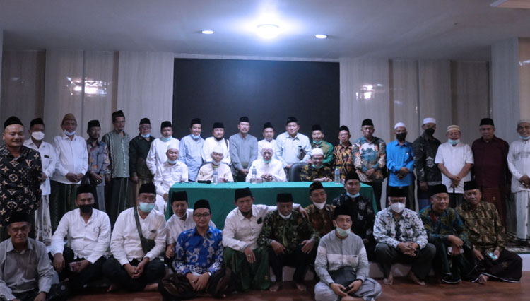 PCNU se-Jatim bersama jajaran pengurus harian PWNU Jatim berkumpul membahas persiapan muktamar. (foto; PWNU for TIMES Indonesia)