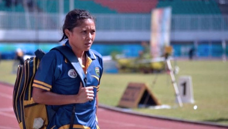 Atlet Sumatera Selatan Sri Mayasari (FOTO: Dokumen/Tribunnews)