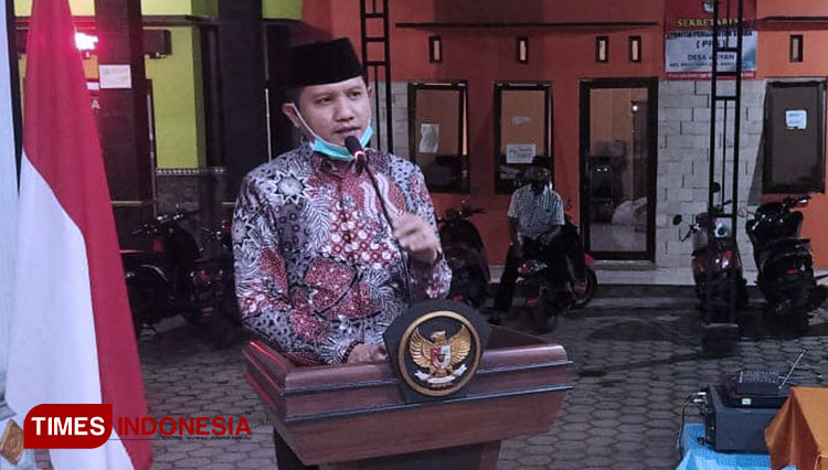 Anton Sujarwo, SE, Ketua Asosiasi Kepala Desa Kabupaten Banyuwangi (Askab). (Foto: Syamsul Arifin/TIMES Indonesia)