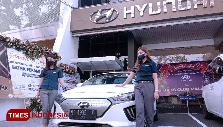 Dealer baru Hyundai yang berada di Jalan Letjen Sutoyo Kota Malang. (FOTO: Naufal Ardiansyah/TIMES Indonesia)