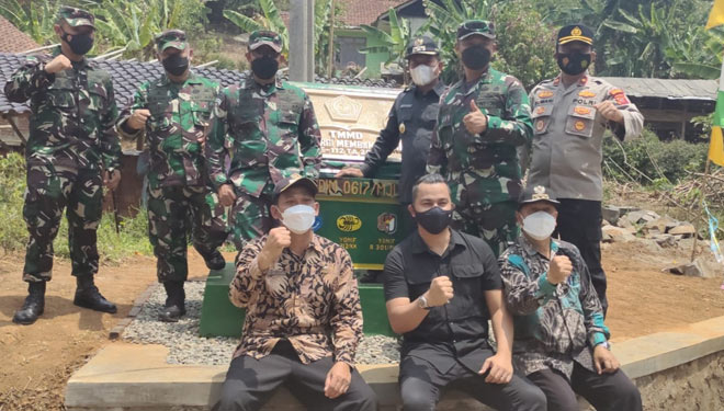 The Commander of Kodam III/Siliwangi Mayjen TNI Agus Subiyanto on the losing ceremony of 112th TMMD Kodim 0617/Majalengka. (Photo: Jaja Sumarja/TIMES Indonesia)