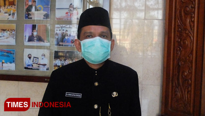 Kepala Dinas Kesehatan Jawa Timur, dr Erwin Astha. (Foto: Khusnul Hasana/TIMES Indonesia). 