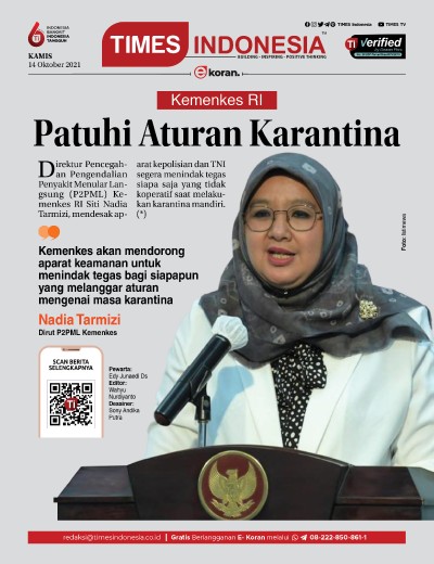 Edisi Kamis, 14 Oktober 2021: E-Koran, Bacaan Positif Masyarakat 5.0