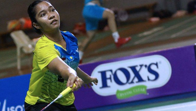 Pemain tunggal putri Indonesia Ester Nurumi Tri Wardoyo. (Dokumentasi PP PBSI).