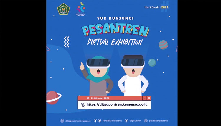 Peringati Hari Santri Nasional 2021, Kemenag Gelar Pesantren Virtual Exhibition