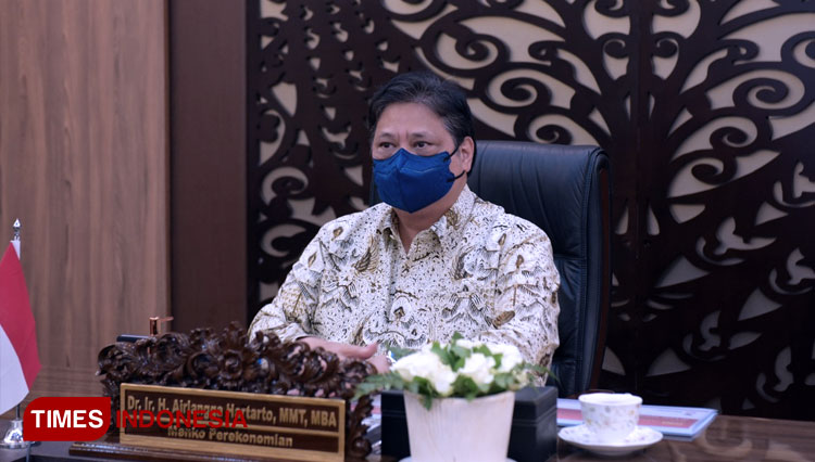 Menteri Koordinator Bidang Perekonomian Airlangga Hartarto. (Foto: Kemenko Perekonomian or TIMES Indonesia)