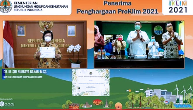 Gubernur Jatim Khofifah Berhasil Raih Penghargaan Pembina Proklim