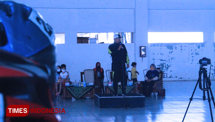 Wali Kota Madiun H. Maidi membuka Pendekar Inline Skate Cup I di Lantai 3 Pasar Besar Kota Madiun. (FOTO: Romy Tri Setyo Wibowo/TIMES Indonesia)