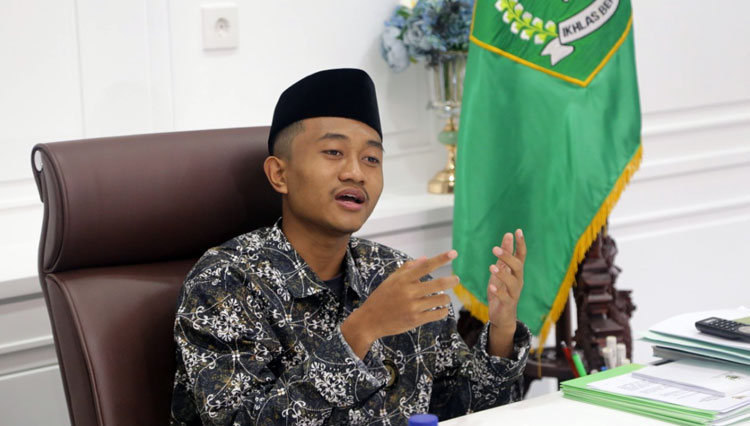 Afi Ahmad Ridlo, pemenang Sayembara Santri Sehari Menjadi Menteri. (Foto: Dok. Kemenag/Rusydi Sani)