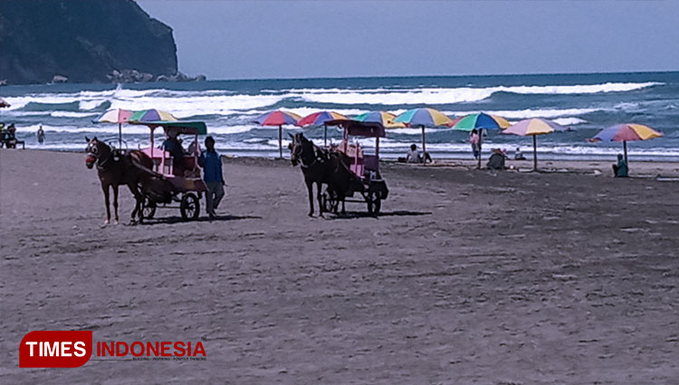 Pantai Parangtritis yang siap menerima kunjungan wisatawan. (Foto : Totok Hidayat/TIMES Indonesia)