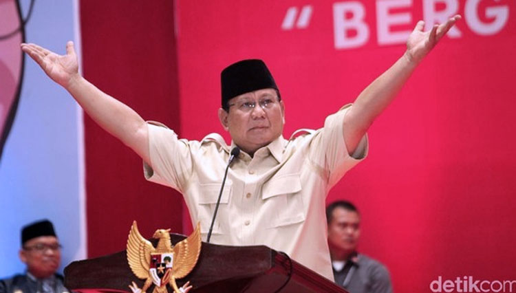 Prabowo Subianto Ketua Umum Partai Gerindra (FOTO : Lamhot Aritonang/detikcom)
