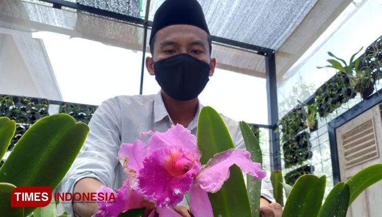 Keren, Ponpes Kanzun Najjah Kota Batu Cetak Santri Pebisnis Anggrek Mandiri