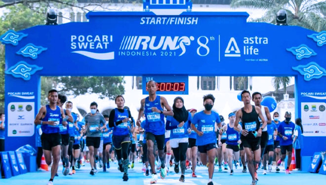 Atas Kolaborasi dan Dukungan yang Baik, Pocari Sweat Run Indonesia 2021 Sukses digelar