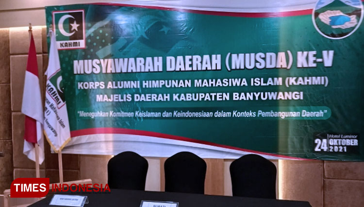 Tempat berlangsungnya Musda 5 KAHMI Banyuwangi (FOTO: Rizki Alfian/ TIMES Indonesia)