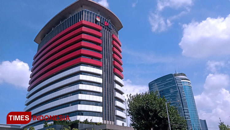 Gedung kantor KPK RI di Jakarta. (FOTO: Moh Ramli/TIMES Indonesia)