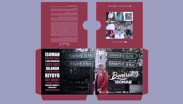 Cover Album Isoman oleh Bonerutzy produksi Oneng Sugiarta Entertainment. (Foto: Oneng Sugiarta Entertainment for TIMES Indonesia)