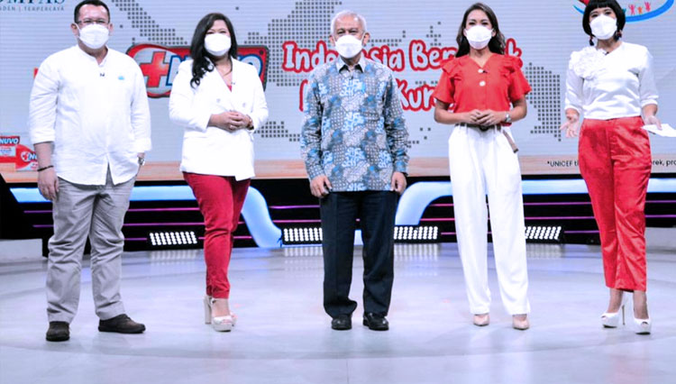 Peluncuran kampanye Indonesia Bergerak Lawan Kuman persembahan Nuvo Family, Kamis (28/10/2021). (FOTO: Tangkapan Layar) 