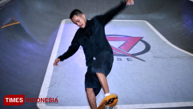 Kagumi Skatepark Indoor Terbesar di Indonesia, Sanggu Dharma Tanjung: Lengkap Banget!