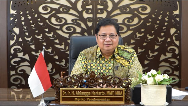 Menteri Koordinator Bidang Perekonomian Airlangga Hartarto. (Foto: Kemenko Perekonomian for TIMES Indonesia)