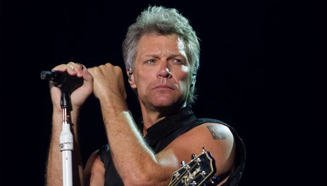 Jon Bon Jovi. KOMPAS IMAGES/KRISTIANTO PURNOMO(KRISTIANTO PURNOMO)