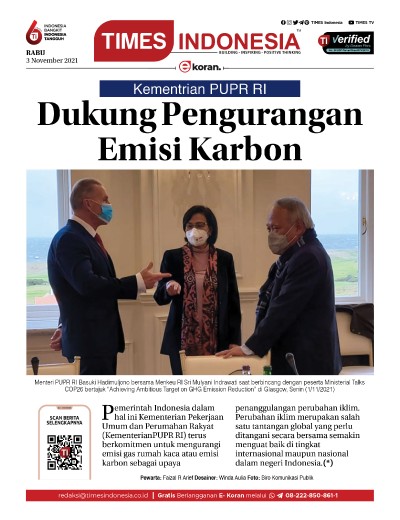 Edisi Rabu, 3 November 2021: E-Koran, Bacaan Positif Masyarakat 5.0