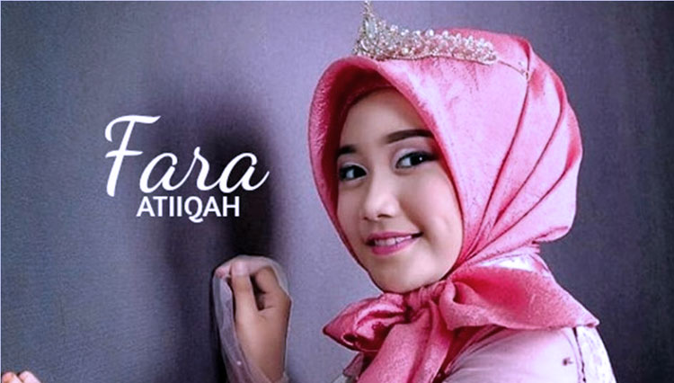 Fara Atiiqah Nahdah. Gadis cilik yang dikenal sebagai penyanyi berasal dari Kabupaten Mojokerto. (FOTO: Dok. Youtube @FARA ATUQAH) 