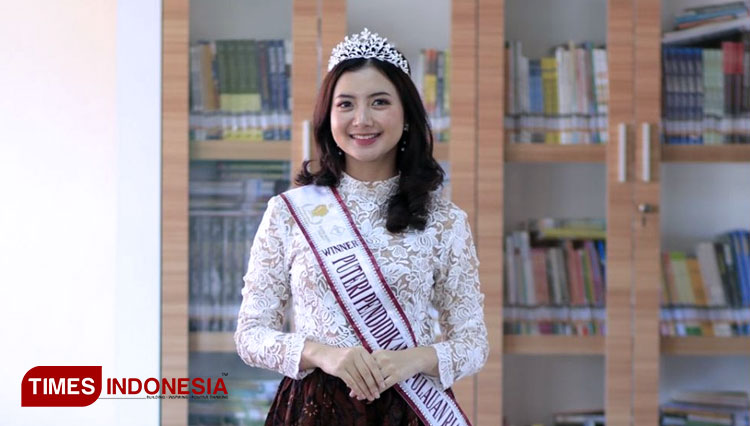 Intan Permata Mipon, peraih juara pertama Putri Pendidikan Kepulauan Riau 2021. (Foto: Dok Pribadi Intan Permata Mipon for TIMES Indonesia)