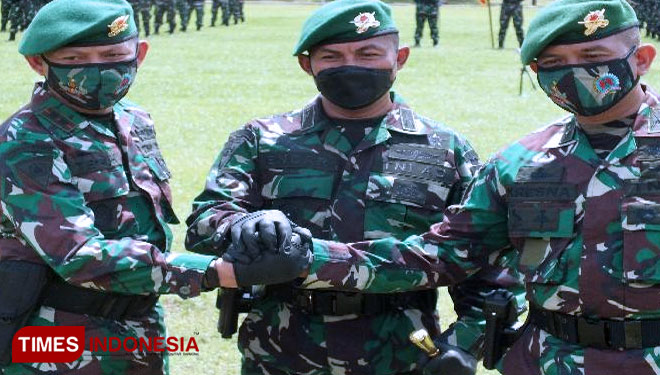 Letkol Inf. Teguh Eko Effendi menjabat Komandan Batalion 405 Suryakusuma.(FOTO: Sutrisno/TIMES Indonesia)