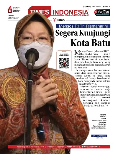 Edisi Jumat, 5 November 2021: E-Koran, Bacaan Positif Masyarakat 5.0